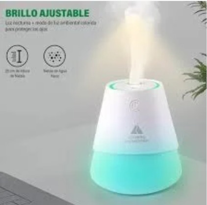 Humidificador ventilador y lampara